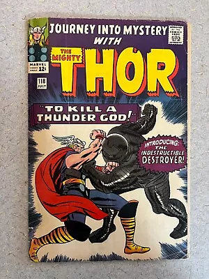 Journey Into Mystery  Thor #118 Vg 4   1st App. Destroyer  • $75