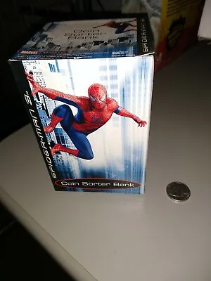 Marvel Spider Man 3 Coin Sorter Bank 2007 • $9.23