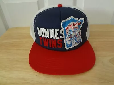 Vintage MLB Minnesota Twins Snapback Hat 80s 90s American Needle NEW NWT Mesh • $24.99