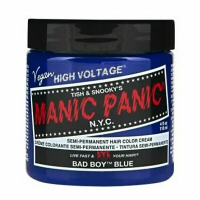 Manic Panic Semi-Permanent Hair Color Dye Cream 4oz (17 Bad Boy Blue) • $11.99