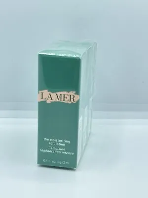 3x La Mer The Moisturizing Soft Lotion 0.1oz / 3ml Each Total 9ml NIB • $16.99