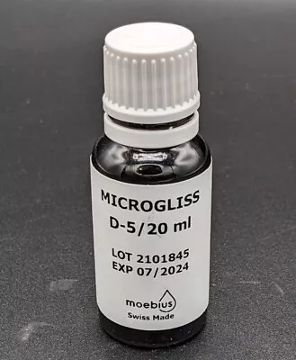 Moebius D5 Microgliss Oil SWISS MADE 20ml For Watchmakers And Clockmakers  • $24.99