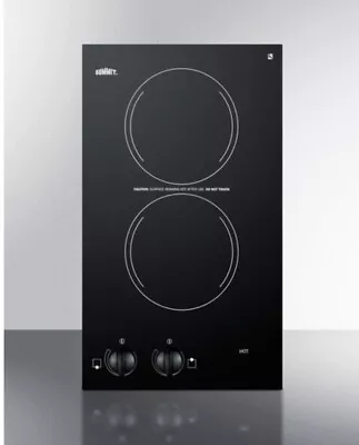 Summit CR2110 Electric 2 Burner Ceramic Cooktop • $143.99