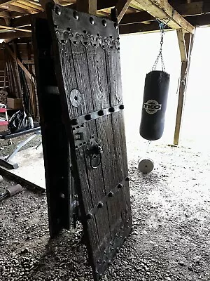 Rustic Reclaimed Solid Lumber Double Castle Door From China. • $500