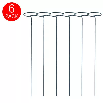 6/12X Plant Support Stakes Garden Flower Support Single Stem Plant Support Stake • £6.99