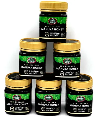 Manuka Honey Mother Of Earth New Zealand  Umf10+ Mgo 261 Set Of 6 • $75