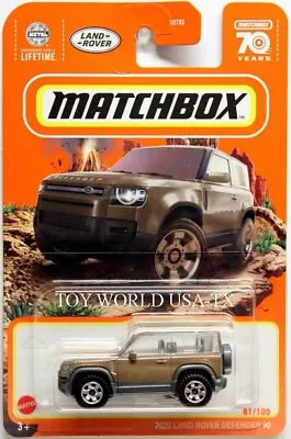 2023 Matchbox #81 2020 Land Rover Defender 90 • $2.25