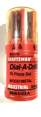 (d) Vintage Craftsman Dial A Drill Bit 9.67010 • $25