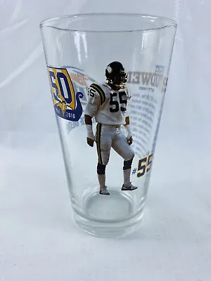 Miller Lite NFL MN Vikings 50 Years Of Greatness Beer Glass Scott Studwell #55 • $29.95