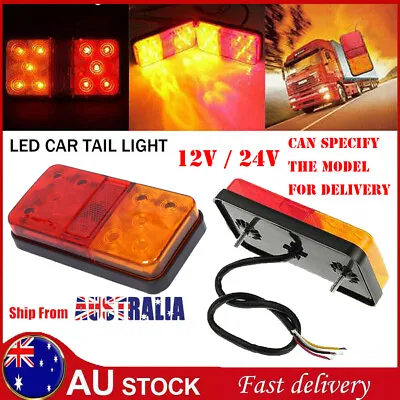 $17.29 • Buy Trailer Tail Lights 10 LED Stop Tail Lights Submersible Boat Truck Lamp Parts AU