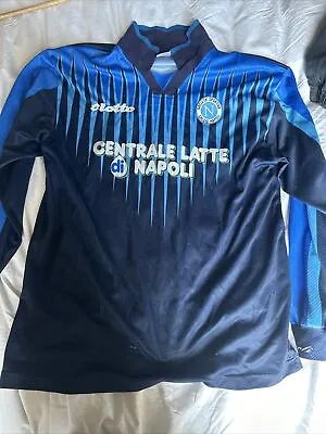 Napoli 96/97 Lotto Third Kit Centrale Latte Di Napoli Football Shirt Classic • £250