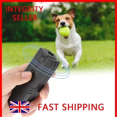 Ultrasonic Aggressive Dog Pet Repeller Training Stop Anti Barking Device • £5.87