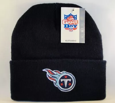 Tennessee Titans NFL Vintage Cuffed Knit Hat Navy • $15.98