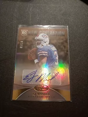 2013 Panini Certified Ej Manuel Mirror Gold Autograph Auto #d 5/10 Bills Fsu • $11.99