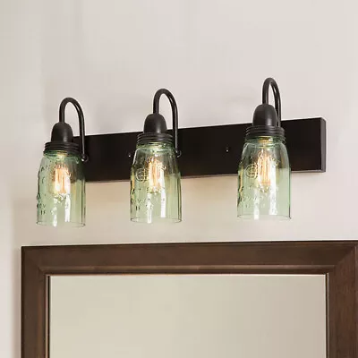 Mason Jar Vanity Lamp • $148