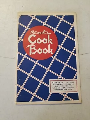 Metropolitan Cook Book Life Insurance Cookbook Mid Century Recipes 1948 Vintage • $5.21