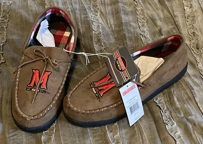 MARYLAND TERRAPINS Collegiate Footwear Mens 10 Slip On Shoes Slippers NEW NO BOX • $28.04