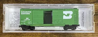 N Scale MTL Burlington Northern 40' Plug & Sliding Door Boxcar #198765 23080 • $29.99