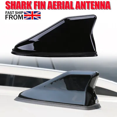 £8.79 • Buy Universal Car Auto Shark Fin Antenna Roof Aerial Mast FM/AM Radio Signal Black