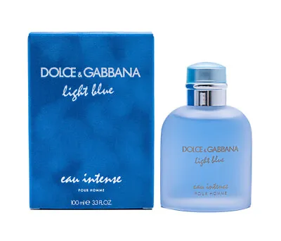 Light Blue Eau Intense By Dolce & Gabbana D&G 3.3 / 3.4 Oz EDP Cologne For Men • $52.94