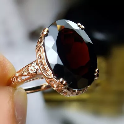 £3.47 • Buy 18k Yellow Gold Plated Rings Women Elegant Cubic Zirconia Weddding Jewelry Rings