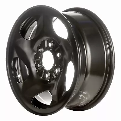 08059 Reconditioned OEM 16x7 Black Steel Wheel Fits 2006-2009 GMC Envoy • $82