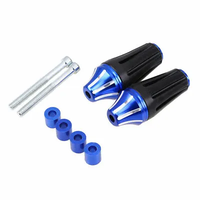 Motorcycle Universal 8mm M8 Blue Frame Slider Pads Crash Protector Replacement • $14.90