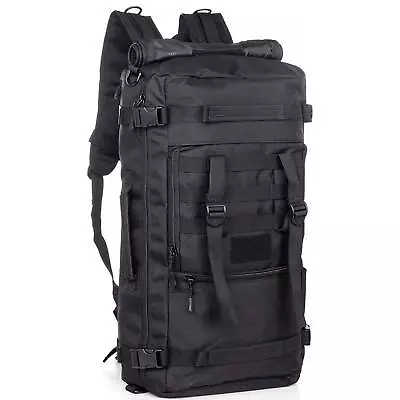 3 Way 50L Military Tactical Backpack Nylon Large Molle Rucksack Assault Pack Bag • $33.24
