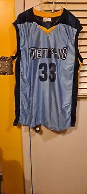  NEW  Marc Gasol #33 Memphis Grizzlies Match Up Promotions  Jersey (Men XL) • $99.99