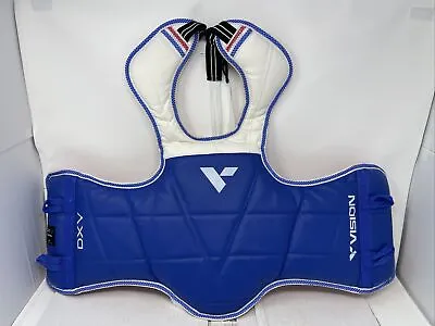 DXV Vision Tae Kwon Do Chest Protector - CHS-Size 0-29.5 Girth Reversible Used • $28