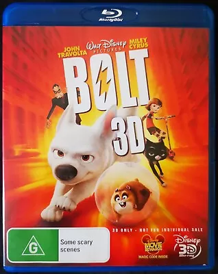 Bolt Blu Ray 3D John Travolta Miley Cyrus Susie Essman FREE POSTAGE  • $9.50