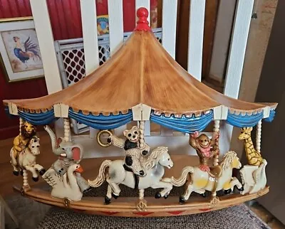 Vintage 3D Horse Carousel Circus Decorative Wall Mount 1979 Universal Statuary  • $29.96