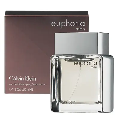 Ck Calvin Klein Euphoria For Men 50ml Edt Spray Brand New & Sealed • £26.28