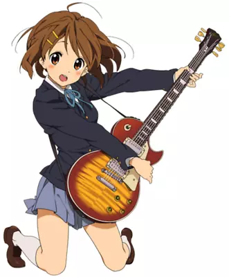 K-on! Yui V2 Weatherproof Anime Sticker 6  Car Decal • $14.95