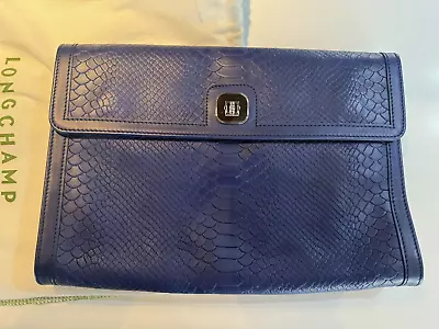 Longchamp Blue Washbag Wallet • £35