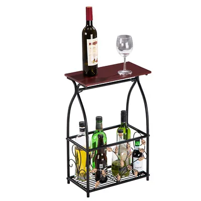 Multifunctional Bathroom Side Table W/ Toilet Paper Holder Magazine Storage Rack • $34.69