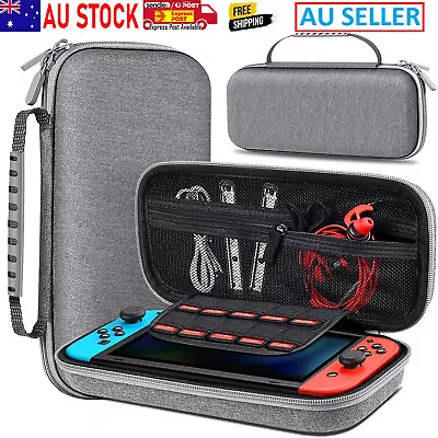 For Nintendo Switch Carry Case Bag Portable Shockproof Cover Storage Box Holder • $23.99