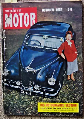 Modern Motor 1954 Oct Bristol 403 404 Moscovich Mercedes 180 Riley Pathfinder Me • $29.90