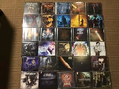 Metalcore Heavy Death Gothic Metal CD Lot Of 30 Different CD's • $51