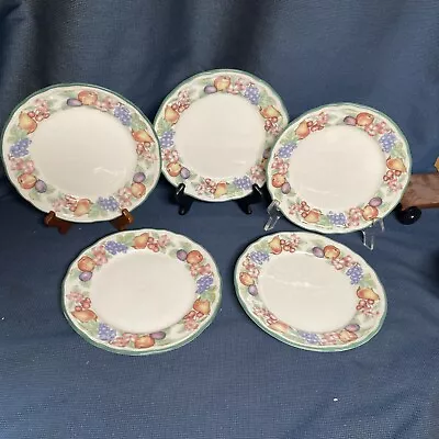  Market Day  Salad Bread Plate From Epoch Collection By Noritake China Set Of 5 • $19.87