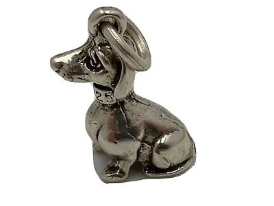 Sterling Silver Dachshund Dog Animal 925 Charm Pendant For Necklace Bracelet • $16.99