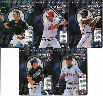 2000 MLB Showdown Home Run Hitters 5 Card Lot With Mike Piazza NM • $12.95