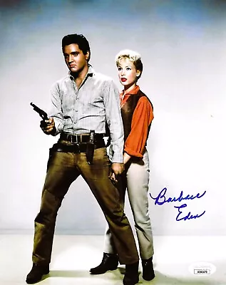 Barbara Eden Signed And JSA Certified 8x10 Color With Elvis Plus A BONUS!! • $95