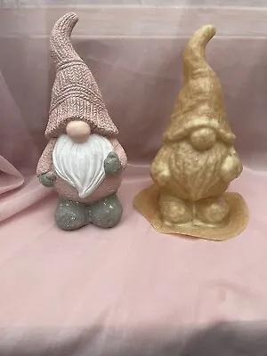 Rubber Latex Mould Mold Pretty Standing Nordic Gonk Garden Gnome  Craft • £15