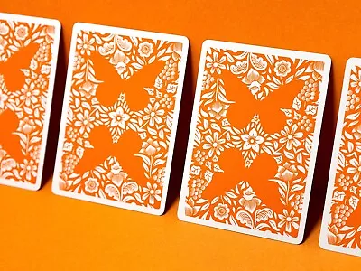 Butterfly Workers MARKED Playing Cards By Ondrej Psenicka (ORANGE) • £14.99