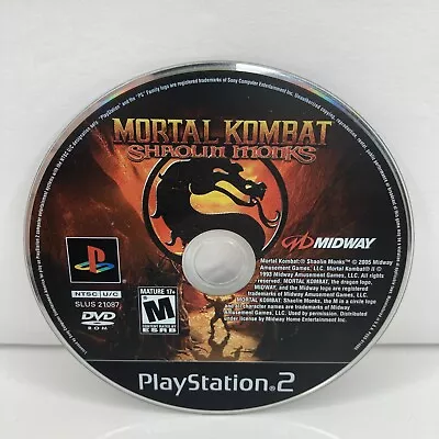 Mortal Kombat: Shaolin Monks (Playstation 2 PS2 2004)  Disc Only - Tested! • $29.99