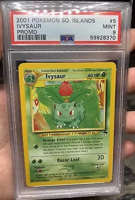 Pokémon TCG Ivysaur Southern Islands Promo PSA 9 • $20