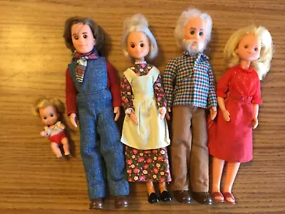 Sunshine Family Dolls Grandparents Mom Dad Baby • $42