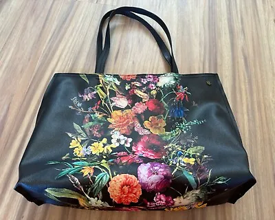 Elliott Luca Black Floral Tote Bag • $29.99