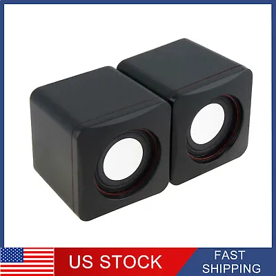 USB Wired Computer Speakers Stereo For PC Laptop Notebook Desktop 3.5mm	 • $8.40
